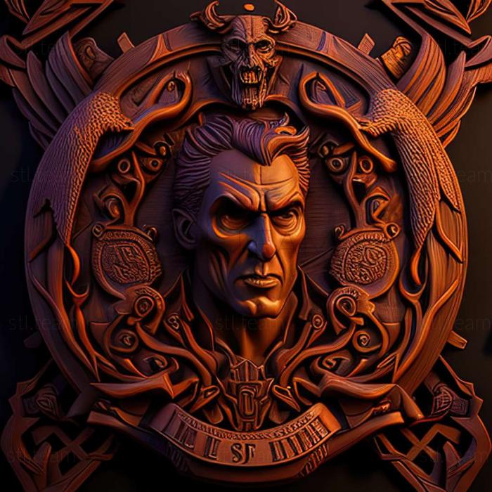 3D model Saints Row IV Re Elected Gat Out of Hell game (STL)